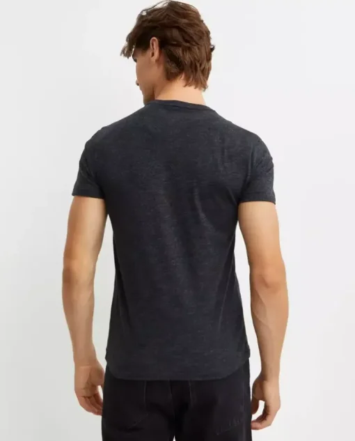 Szara koszulka Custom Slim Fit