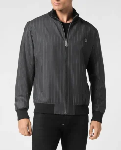 Szara kurtka bomber