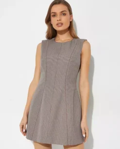 Szara sukienka mini