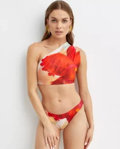 Top od bikini na jedno ramię Flora