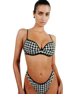 Top od bikini w pepitkę Venice Petra
