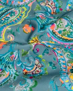 Top od bikini we wzór Paisley