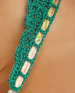 Top od bikini we wzór Paisley