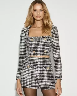 Top w pepitkę Margaret