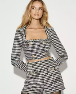 Top w pepitkę Margaret