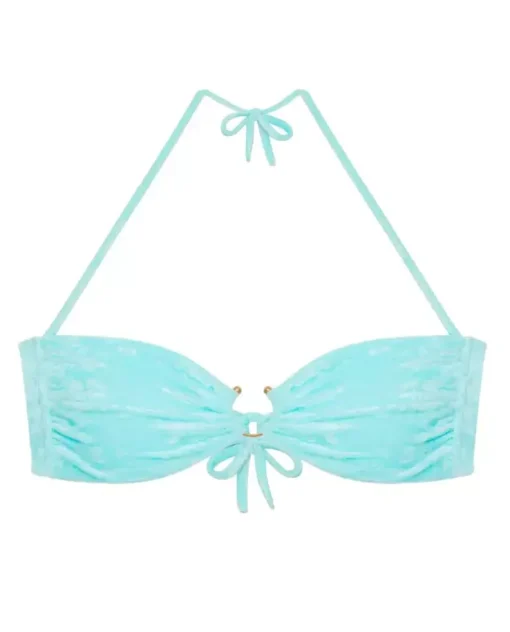 Top z weluru Azzurro