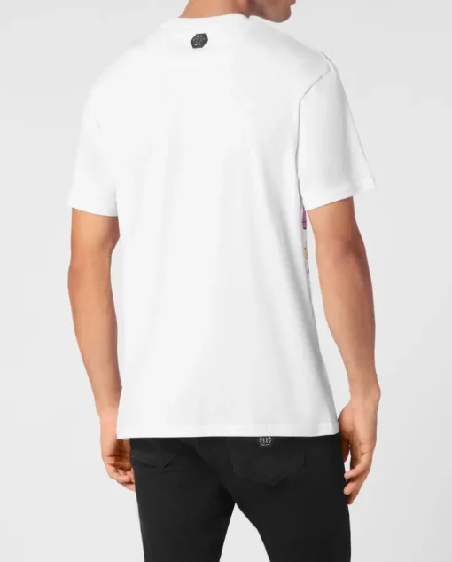 T-shirt z kolorowym nadrukiem