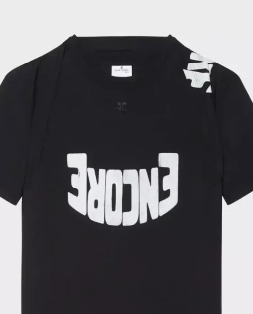 T-shirt z nadrukiem Encore