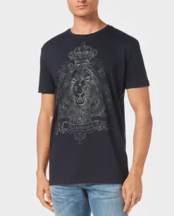 T-shirt z okrągłym dekoltem
