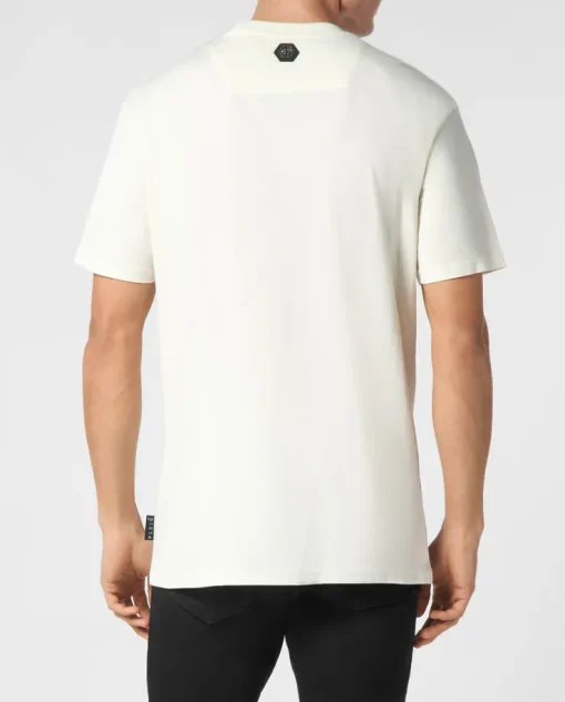 T-shirt z ozdobnym nadrukiem samochodu