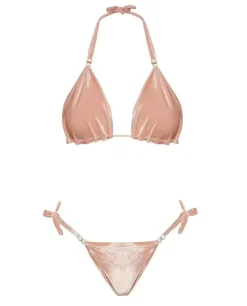 Welurowe bikini Pink Velvet