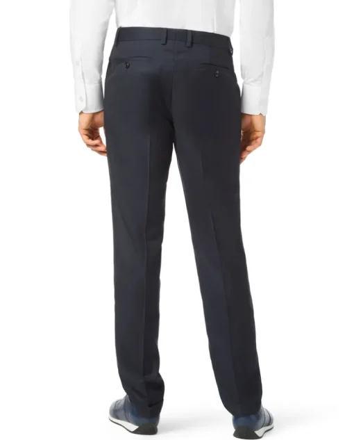 Wełniane spodnie chinos fit