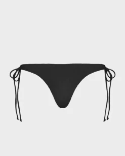 Wiązany czarny dół od bikini Serenity Eco