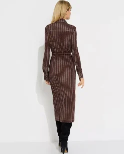 Wzorzysta sukienka maxi