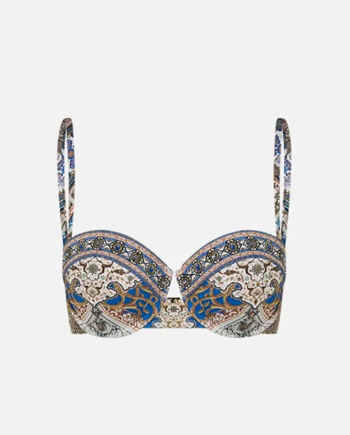 Wzorzysty top od bikini