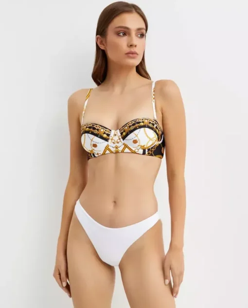 Wzorzysty top od bikini Coast To Coast