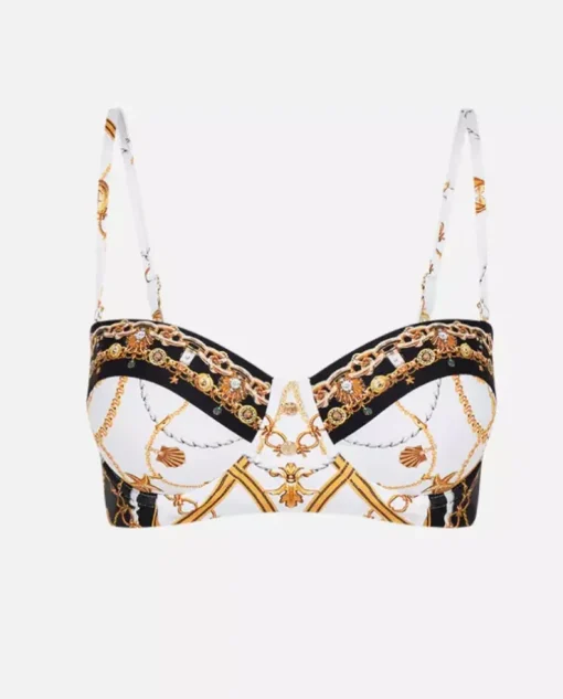 Wzorzysty top od bikini Coast To Coast
