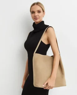 Zamszowa torebka na ramię SAC