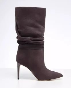 Zamszowe kozaki Slouchy Boot 8,5 cm