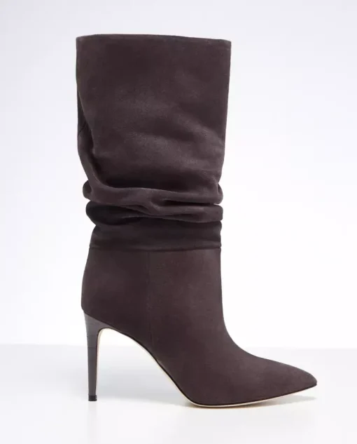 Zamszowe kozaki Slouchy Boot 8,5 cm