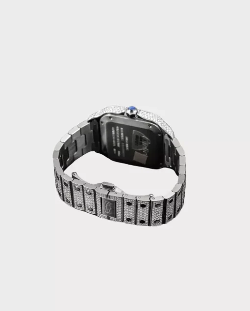 Zegarek Cartier Santos Medium Full Iced