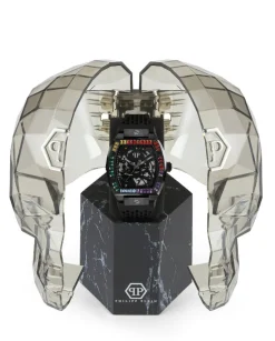 Zegarek wysadzany kolorowymi kryształami Skeleton Timepiece