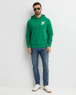 Zielona bluza z kapturem