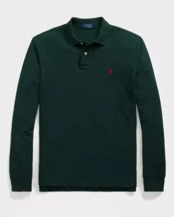 Zielona bluzka polo Custom Slim Fit