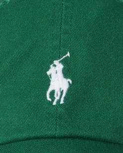 Zielona z daszkiem i haftowanym logo
