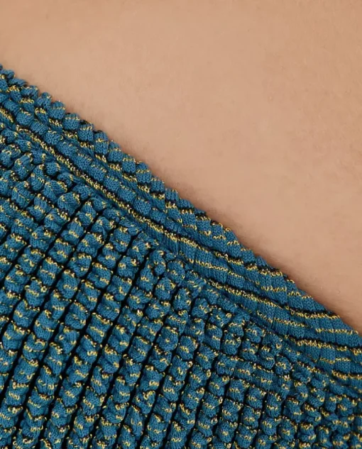 Zielony top od bikini bandeau Blake